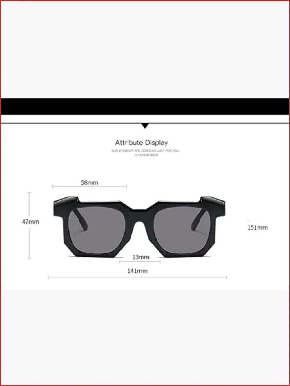 Retro Square Unisex Sunglasses UV400 Protected Medium